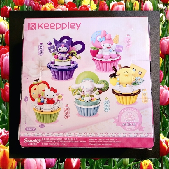 NWT Keeppley Hello Kitty Cupcake Building Block set - Picture 3 of 3